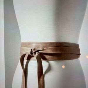 ANTHROPOLOGIE |Classic Wrap Belt | Ada | Beige